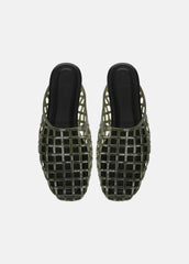 Barcelona Jelly Sandal in Sandals - CHIVE