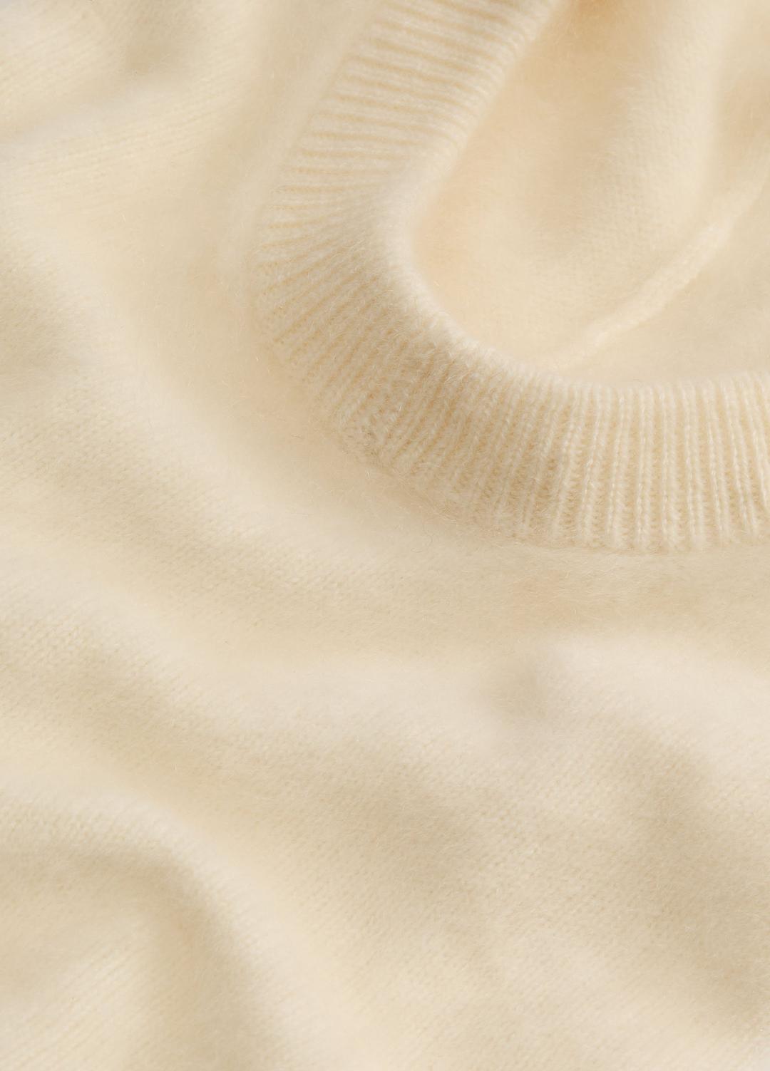 Brushed Cashmere Balaclava in Scarves & Hats - IVORY