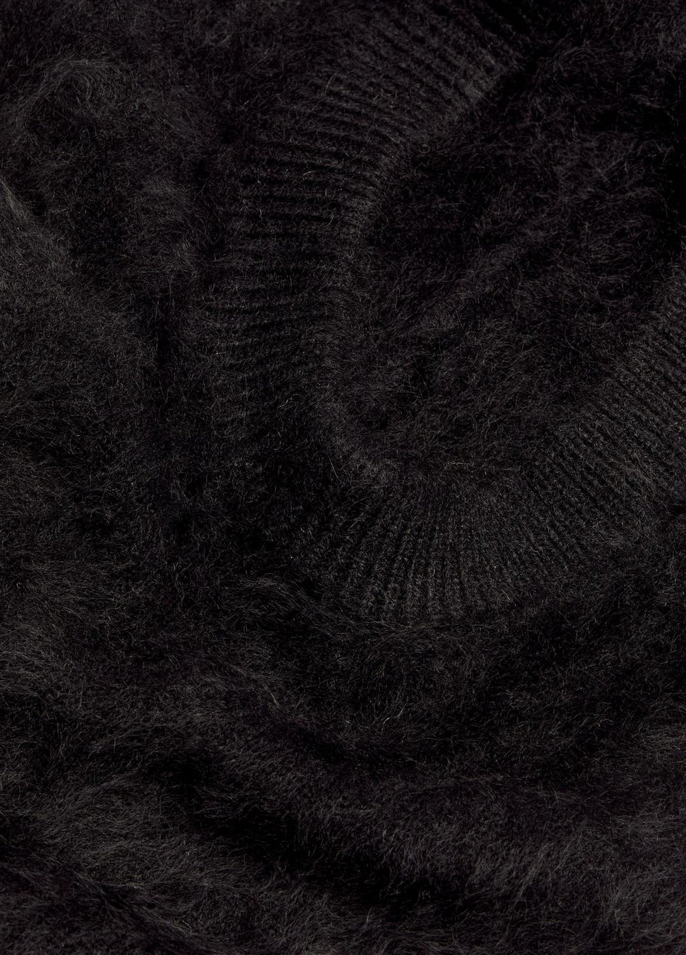 Brushed Cashmere Balaclava in Scarves & Hats - BLACK