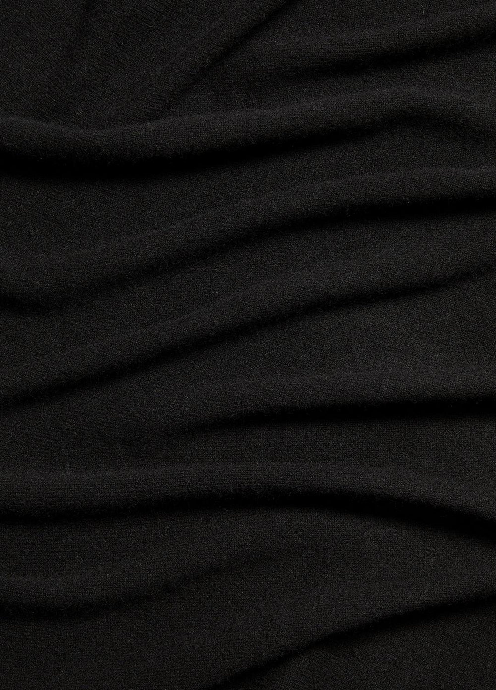 Plush Cashmere Blanket Wrap in Scarves & Hats - BLACK