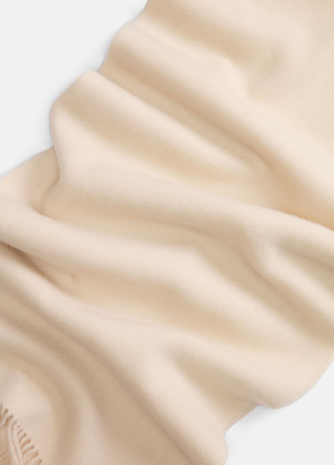 Double-Face Cashmere Scarf in Scarves & Hats - IVORY