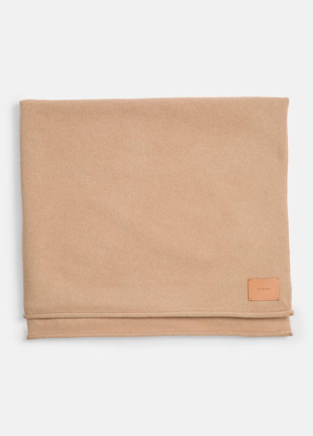 Plush Cashmere Blanket Wrap in Scarves & Hats - CAMEL