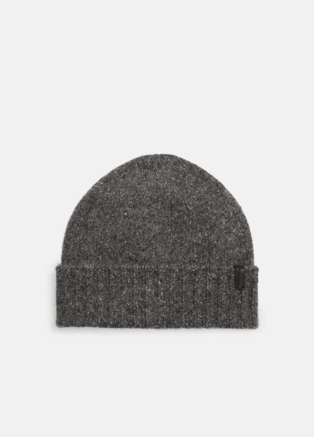 Donegal Cashmere Jersey Beanie in Scarves & Hats - CHARCOAL