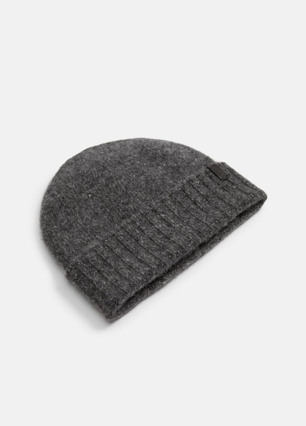 Donegal Cashmere Jersey Beanie in Scarves & Hats - CHARCOAL