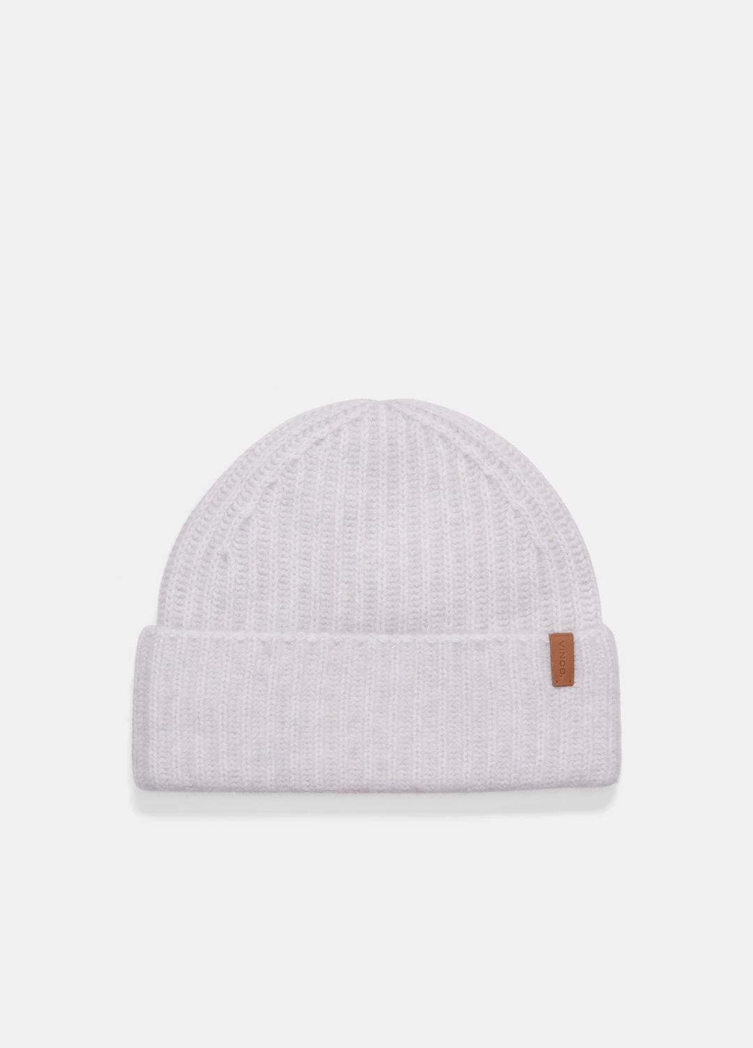 Plush Cashmere Chunky-Knit Beanie in Scarves & Hats - GREY