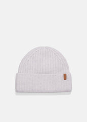 Plush Cashmere Chunky-Knit Beanie in Scarves & Hats - GREY