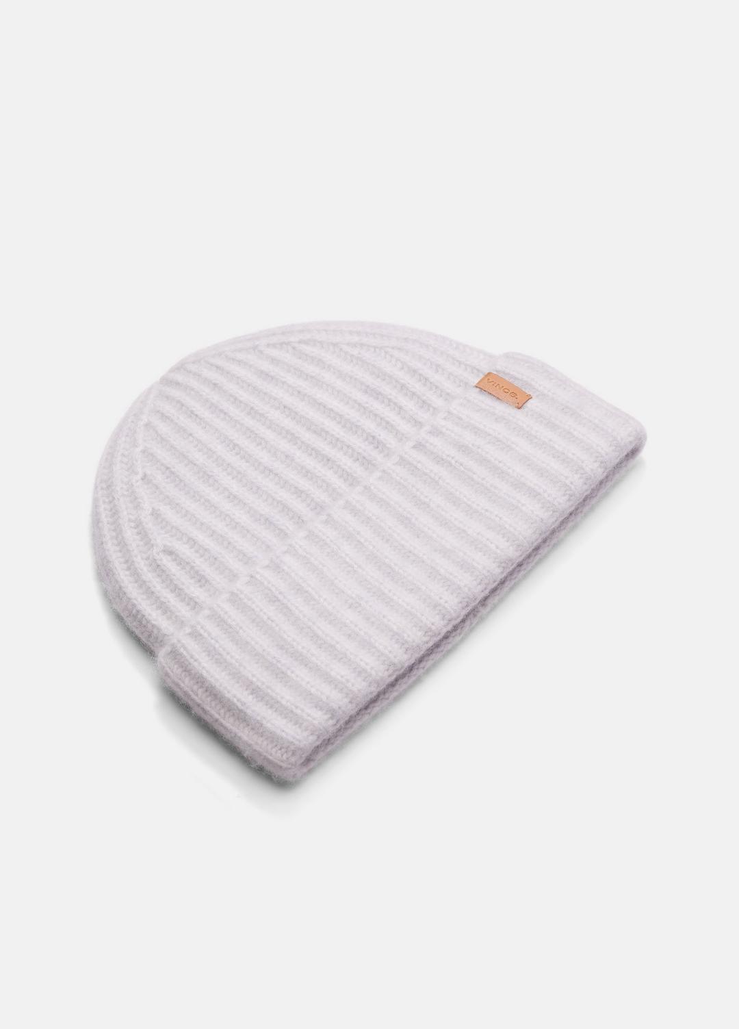Plush Cashmere Chunky-Knit Beanie in Scarves & Hats - GREY