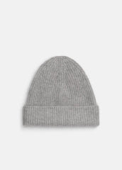 Brushed Cashmere Beanie in Scarves & Hats - HEATHER GREY