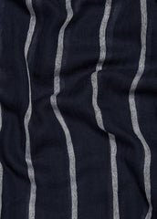 Cotton Gauze Awning Stripe Scarf in Scarves & Hats - COASTAL BLUE/OPTIC WHITE