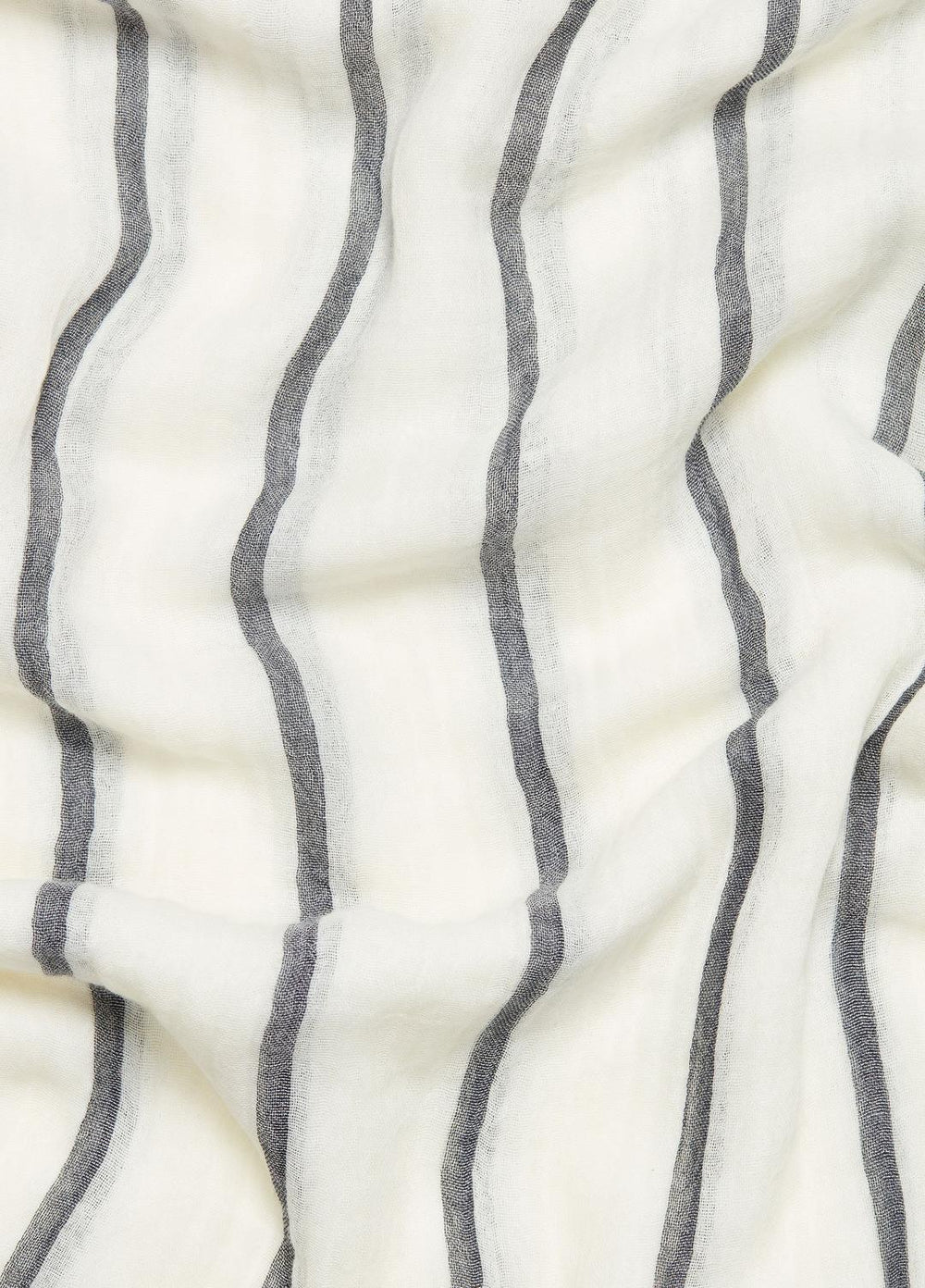Cotton Gauze Awning Stripe Scarf in Scarves & Hats - PAPYRUS/COASTAL BLUE