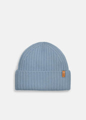 Plush Cashmere Chunky-Knit Beanie in Scarves & Hats - AMALFI BLUE