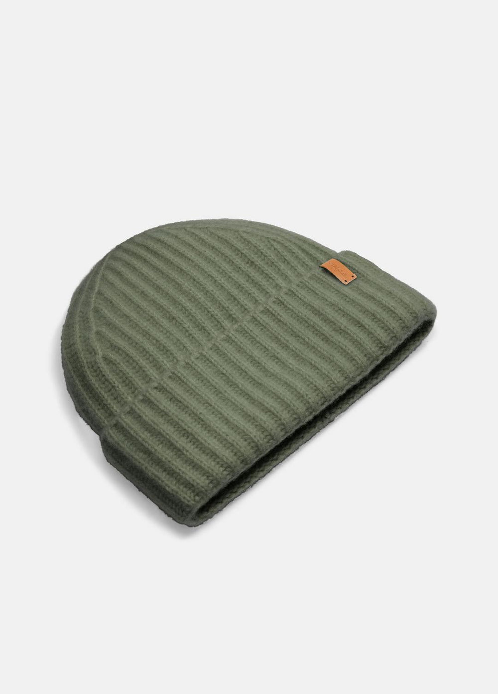 Plush Cashmere Chunky-Knit Beanie in Scarves & Hats - DEEP PATINA
