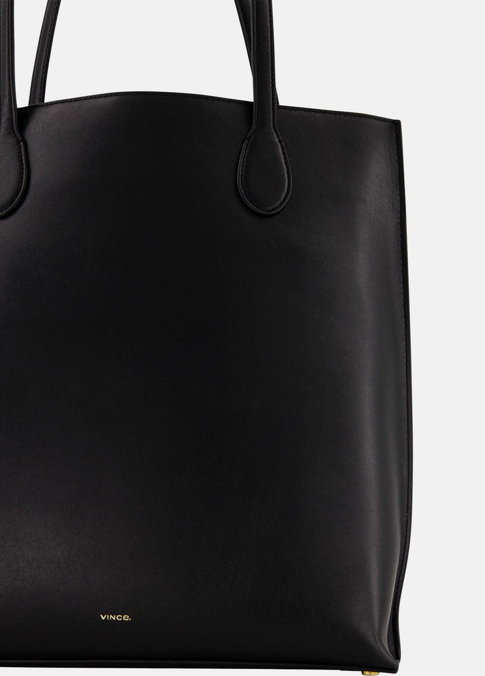 Athene Nappa Leather Tote in Handbags - BLACK