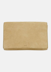 Suede Crossbody Wallet in Leather & Suede - SANDTRAIL