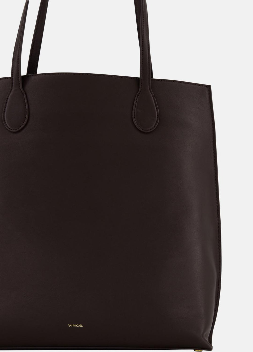 Athene Nappa Leather Tote in Handbags - CACAO