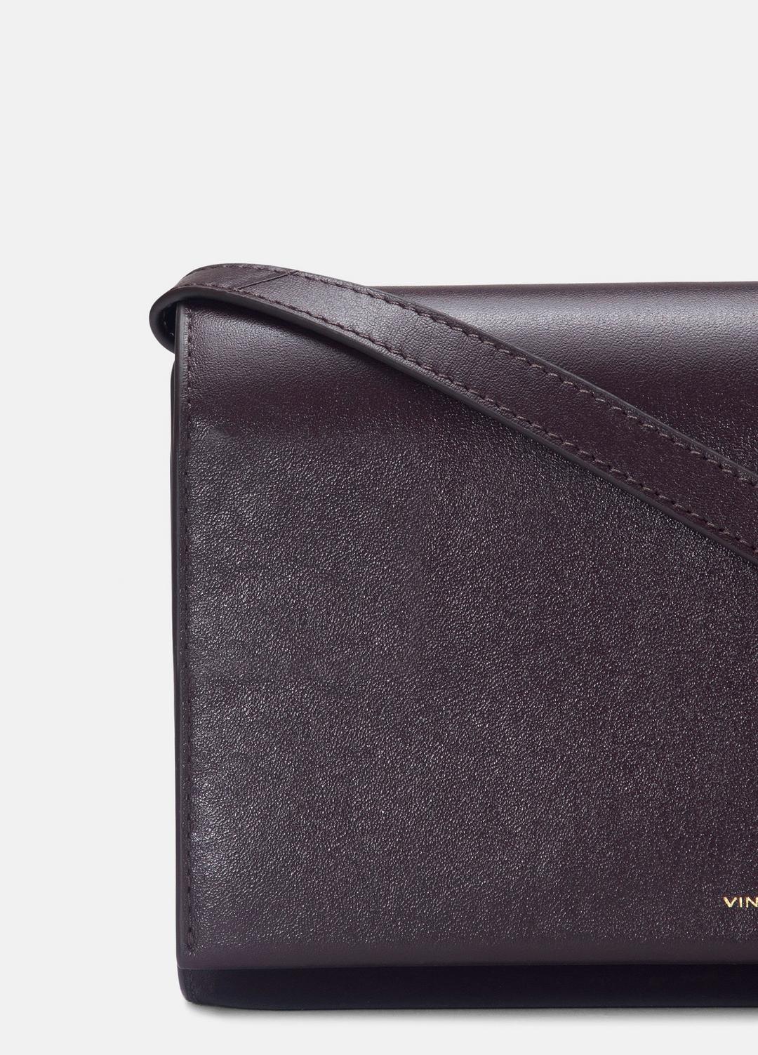 Leather Crossbody Wallet in Handbags - FIG