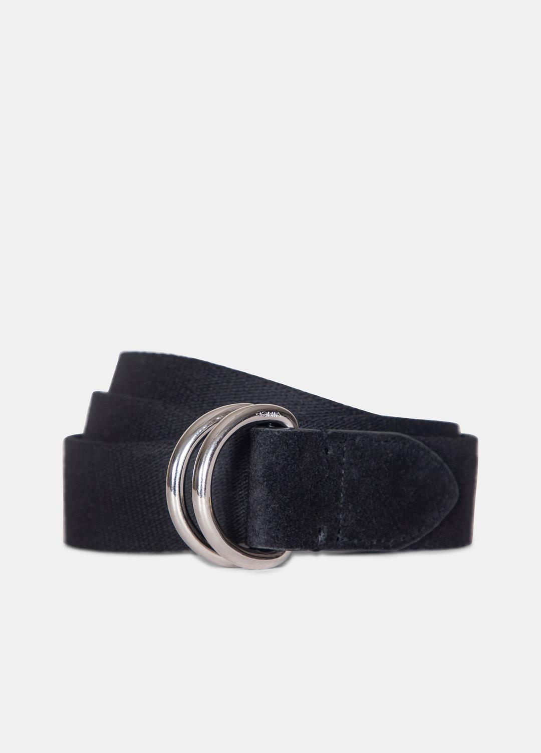 Women’s 30mm Webbing D-Ring Belt in Belts - BLACK