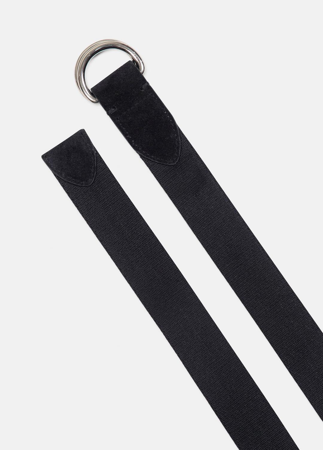 Women’s 30mm Webbing D-Ring Belt in Belts - BLACK
