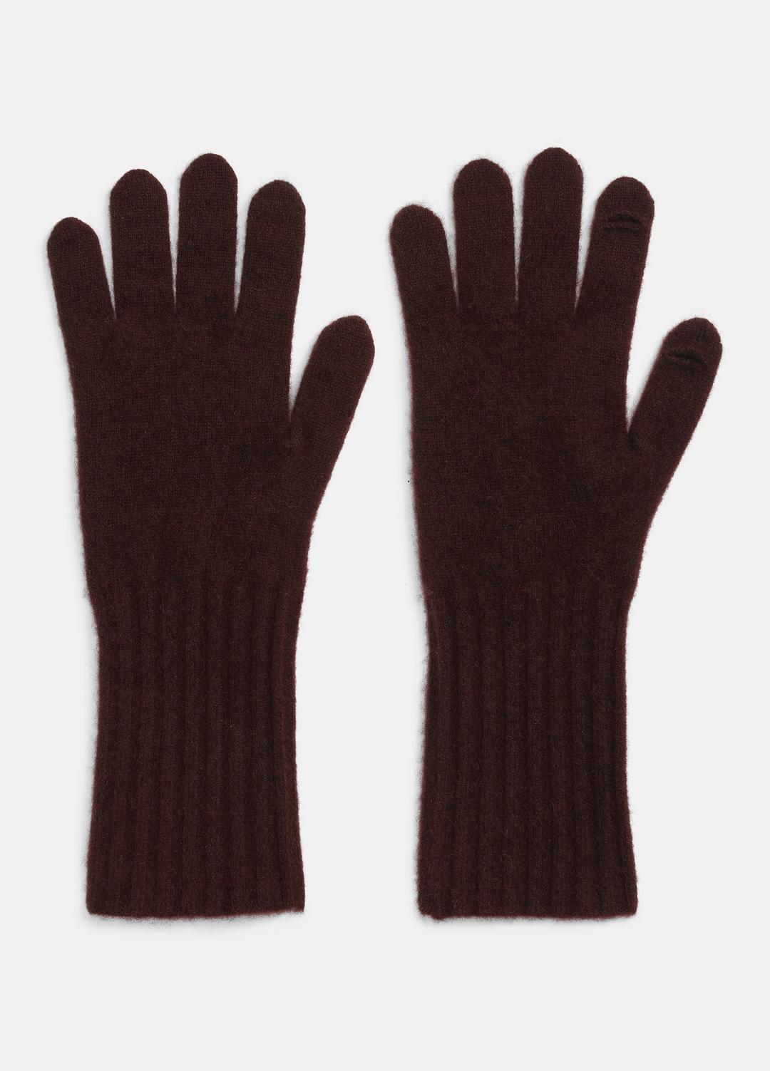 Plush Cashmere Gloves in Gloves - FIG