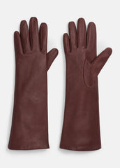 Cashmere-Lined Medium Leather Glove in Gloves - FIG