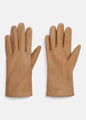 Cashmere-Lined Short Leather Glove in Gloves - BRUNA