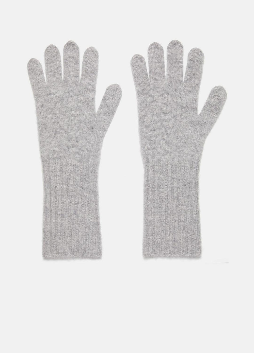 Plush Cashmere Gloves in Gloves - GREY