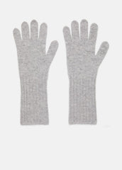 Plush Cashmere Gloves in Gloves - GREY