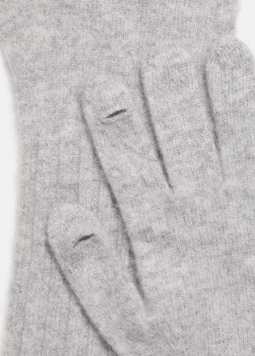 Plush Cashmere Gloves in Gloves - GREY