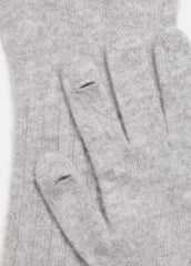 Plush Cashmere Gloves in Gloves - GREY