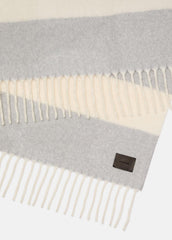 Brushed Alpaca-Blend Throw in Pillows & Blankets - MEDIUM HEATHER GREY