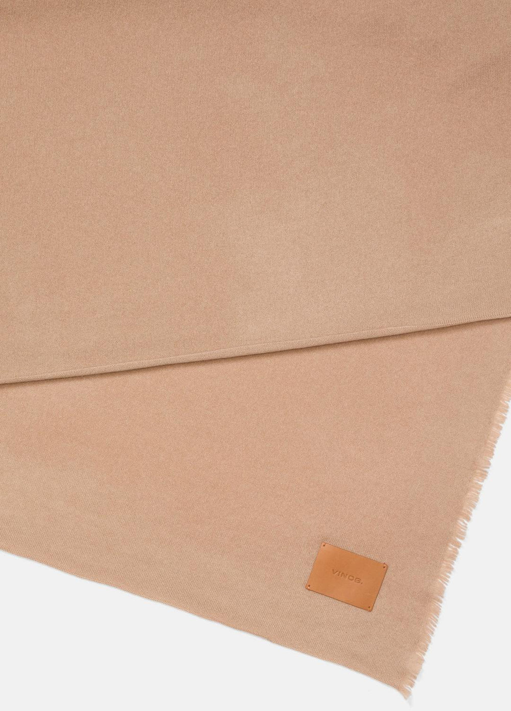 Cashmere Reverse Jersey Throw in Pillows & Blankets - CAMEL