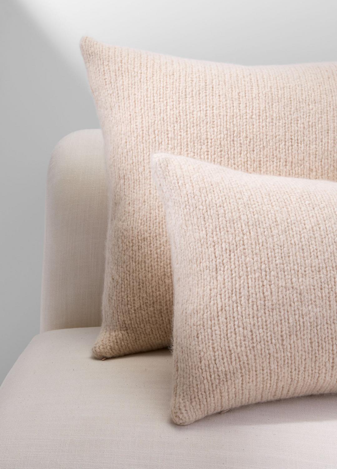 Cashmere-Silk Jersey Rectangle Pillow in Pillows & Blankets - LACE