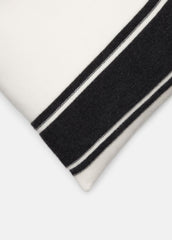 Cashmere Jersey Stripe Pillow in Pillows & Blankets - BLANC