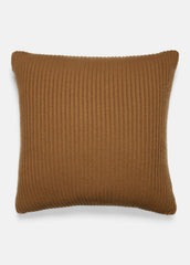 Wool and Cashmere Cardigan-Stitch Pillow in Pillows & Blankets - MINK