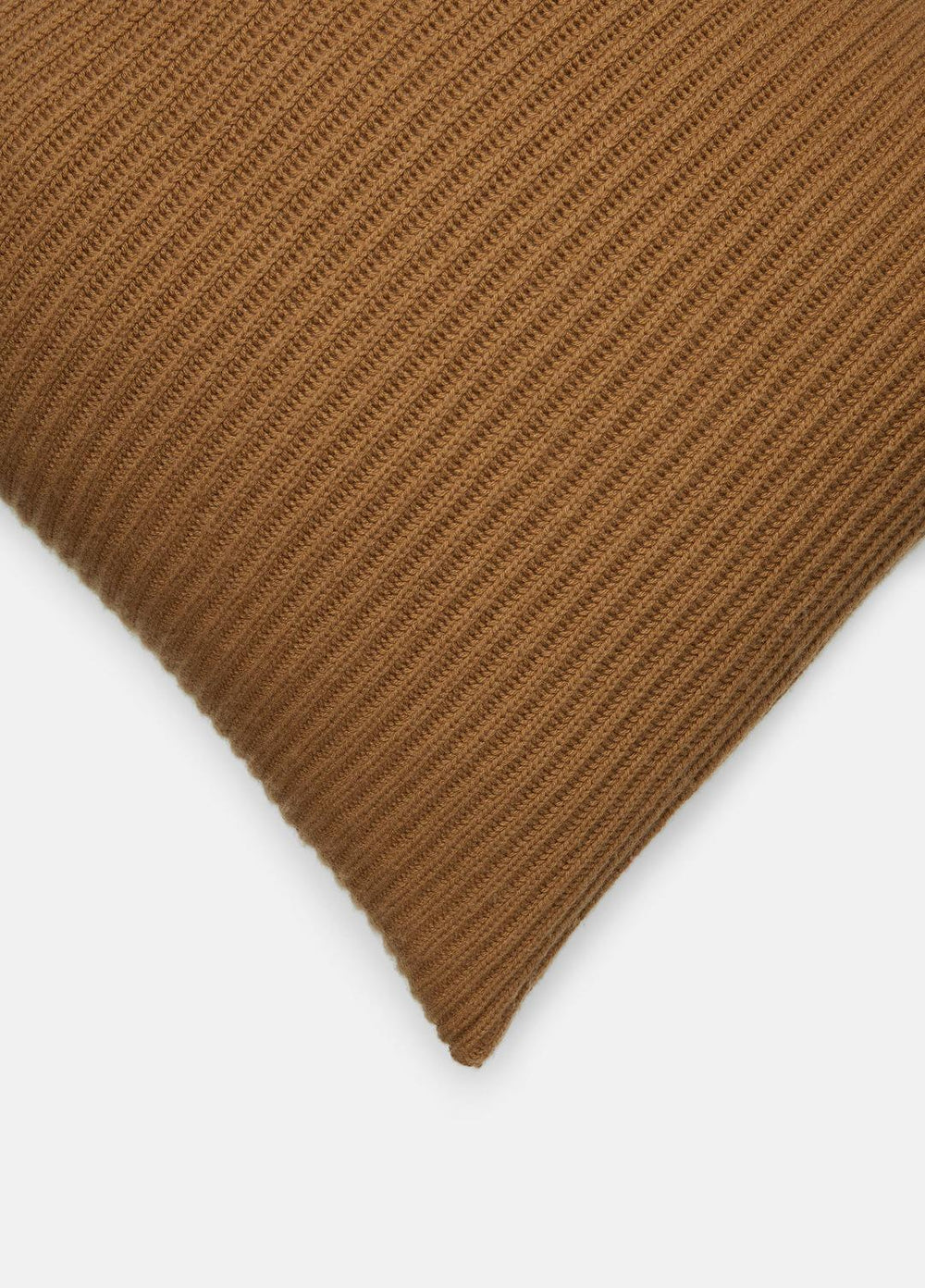 Wool and Cashmere Cardigan-Stitch Pillow in Pillows & Blankets - MINK