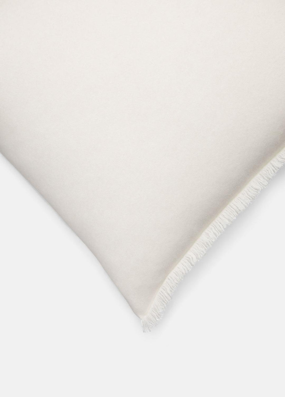 Cashmere Reverse Jersey Pillow in Pillows & Blankets - BLANC