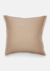 Cashmere Reverse Jersey Pillow in Pillows & Blankets - CAMEL