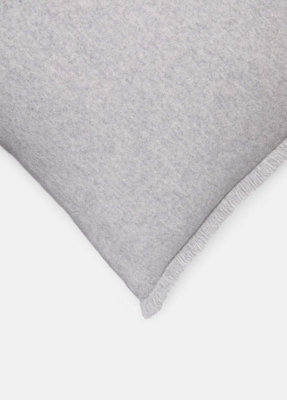 Cashmere Reverse Jersey Pillow in Pillows & Blankets - HEATHER GREY