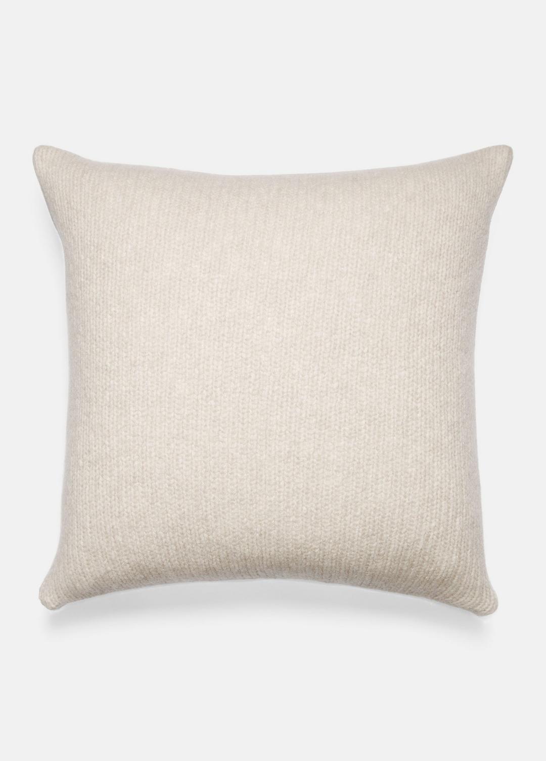 Wool and Cashmere Cardigan-Stitch Pillow in Pillows & Blankets - LACE