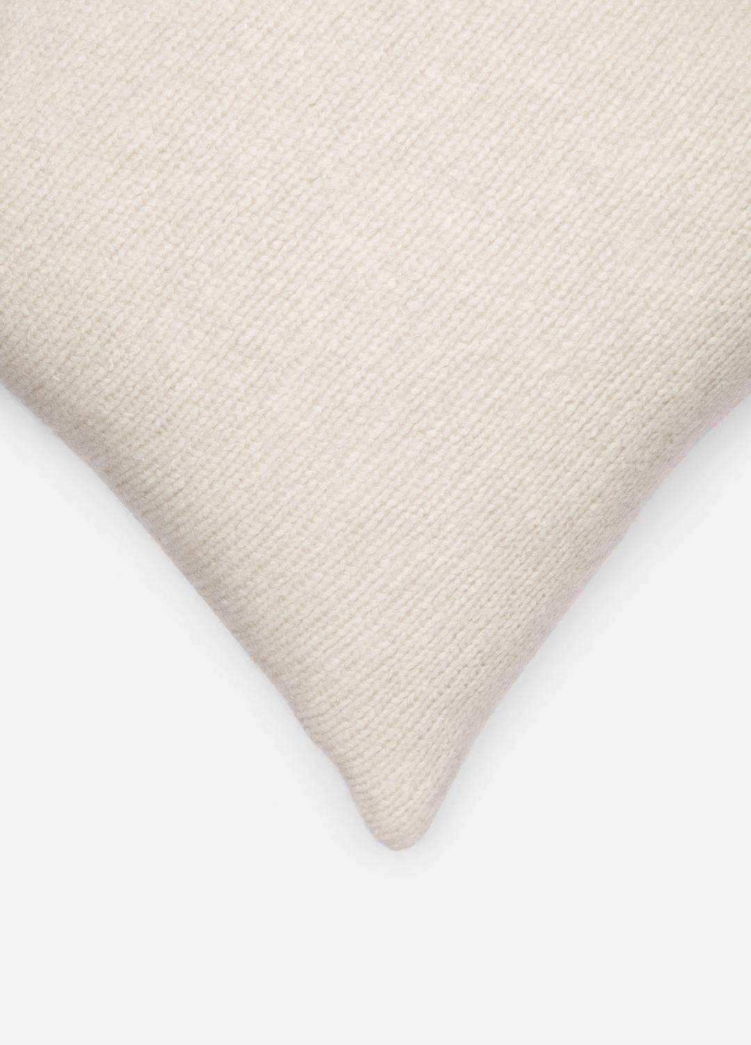 Wool and Cashmere Cardigan-Stitch Pillow in Pillows & Blankets - LACE
