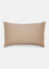 Cashmere Reverse Jersey Rectangle Pillow in Pillows & Blankets - CAMEL