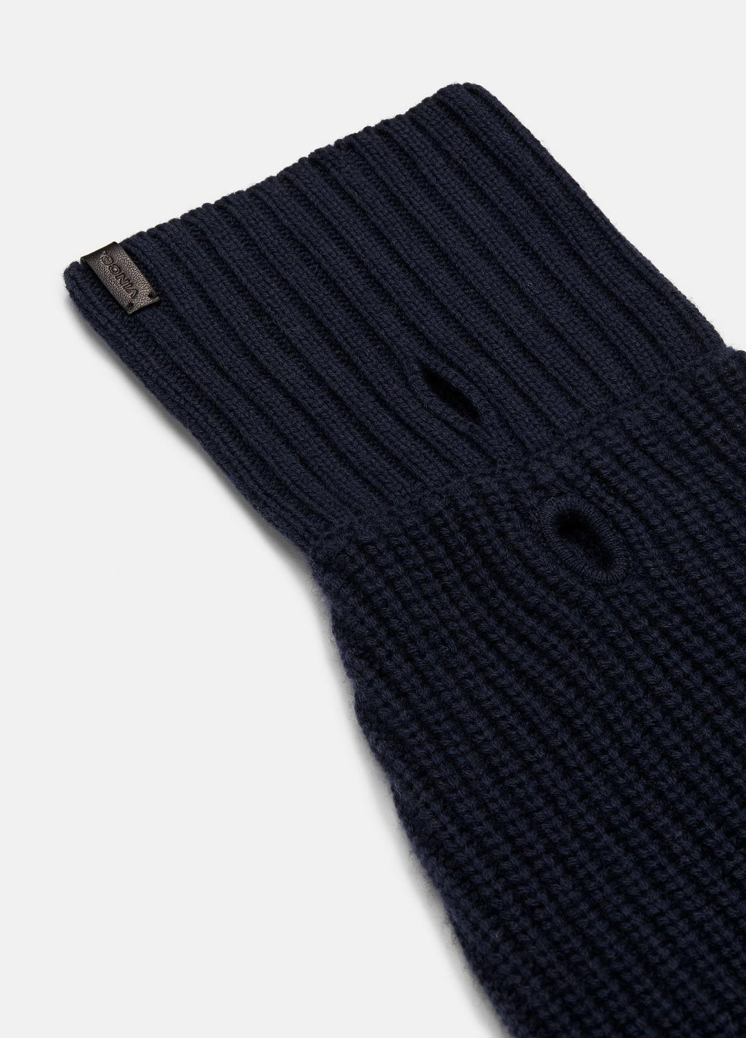 Wool and Cashmere Shaker-Stitch Dog Sweater in Dog Accessories - COASTAL BLUE
