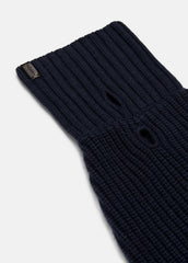 Wool and Cashmere Shaker-Stitch Dog Sweater in Dog Accessories - COASTAL BLUE