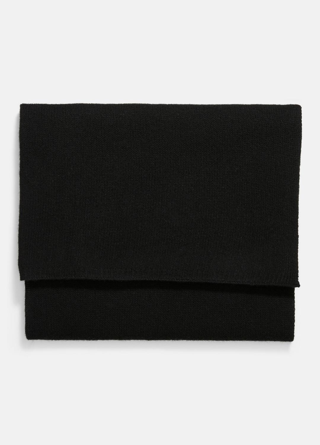 Featherweight Cashmere Travel Wrap in Accessories - BLACK