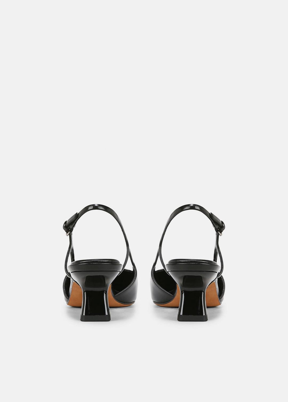Bianca Leather Slingback Heel in Vince Products Women - BLACK