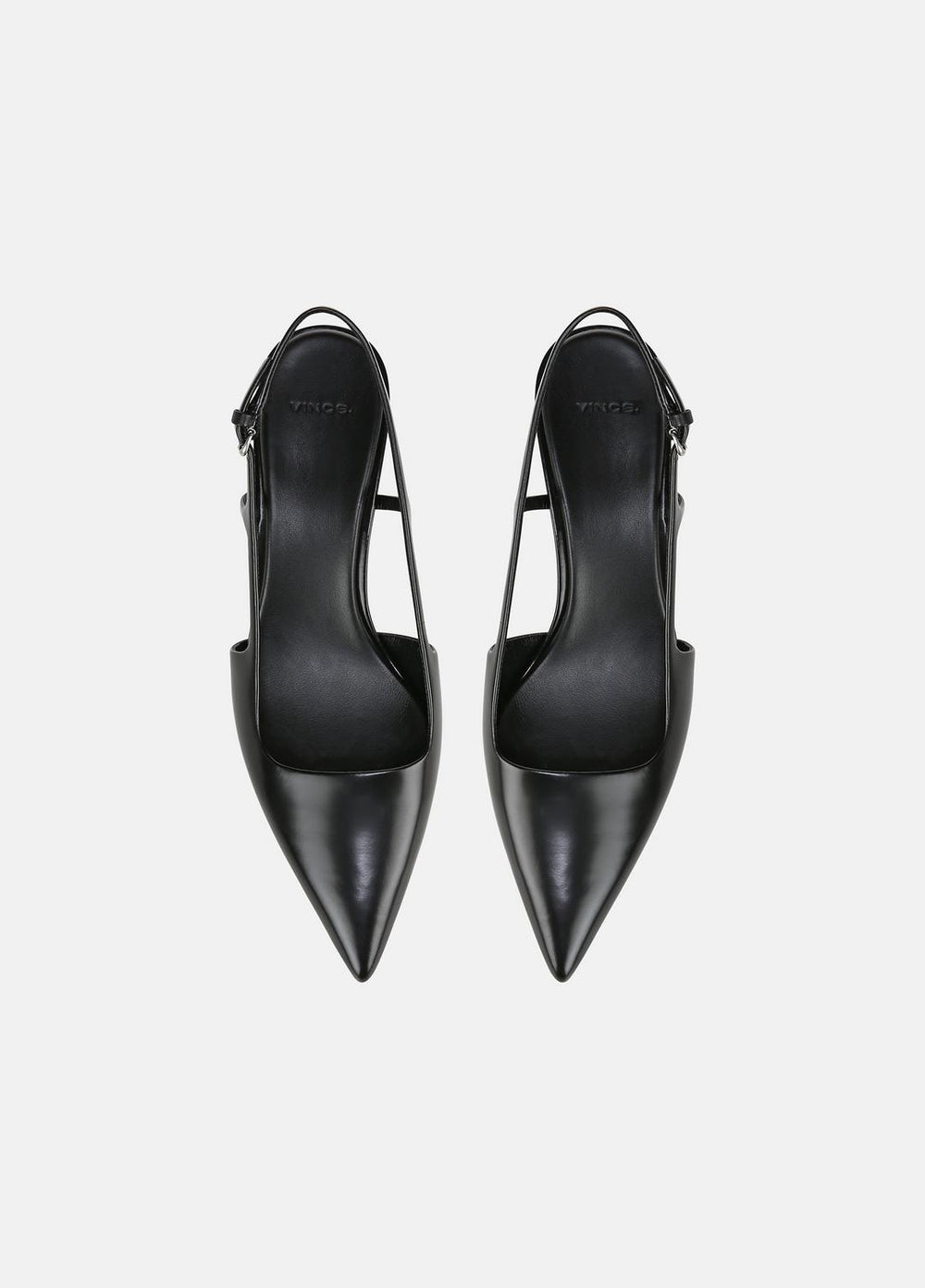 Bianca Leather Slingback Heel in Vince Products Women - BLACK
