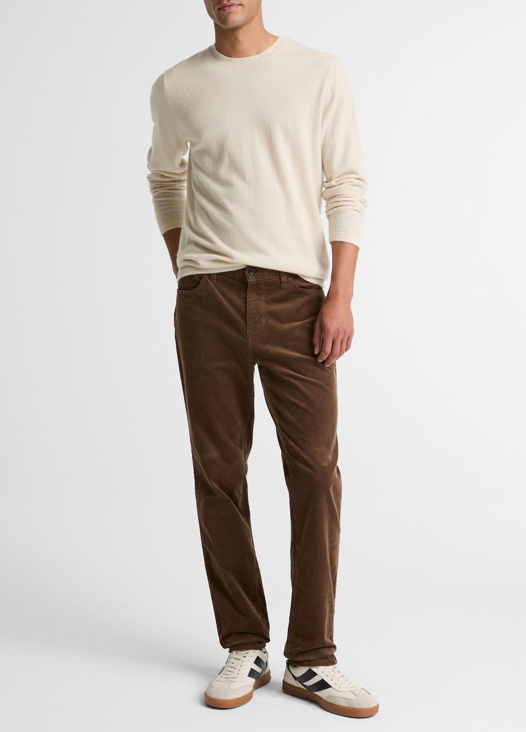 Dylan Slim 5-Pocket Stretch-Cotton Corduroy Pant in Trousers - LIGHT MISSION