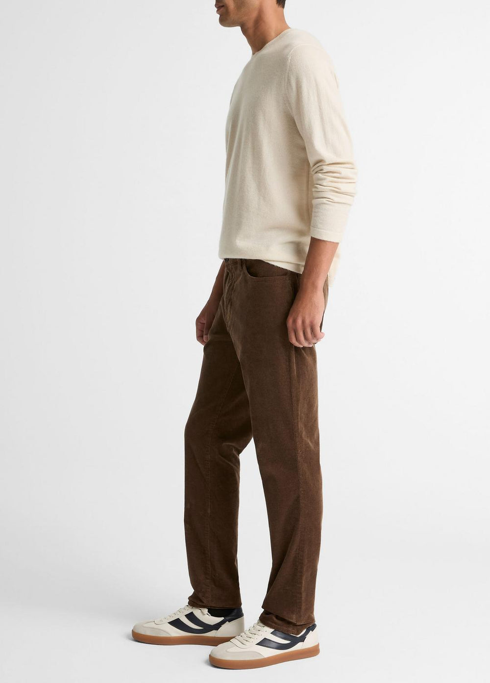 Dylan Slim 5-Pocket Stretch-Cotton Corduroy Pant in Trousers - LIGHT MISSION
