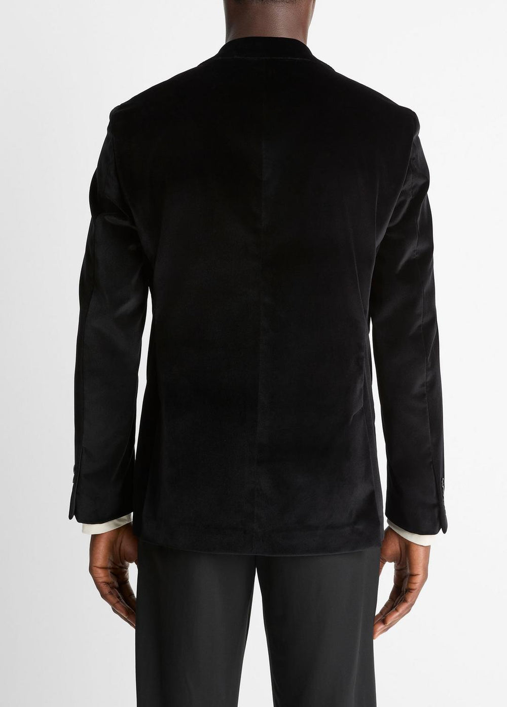 Cotton Velvet Classic Sport Coat in Blazers - BLACK