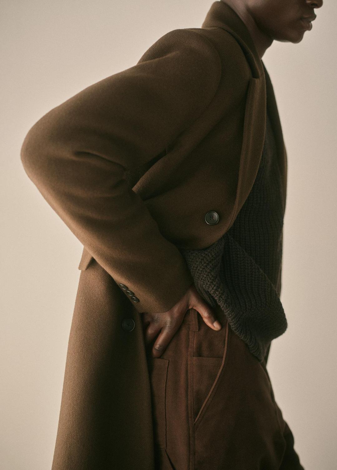 Utility Shaker Merino Wool Sweater in Crew Neck - HEATHER MISSION